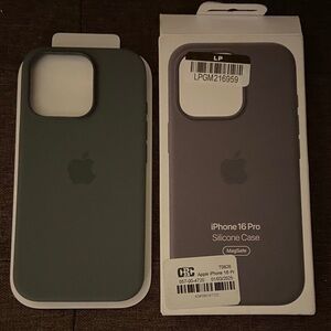 New Apple iPhone 16 Pro Silicone Case - Dark Gray sealed